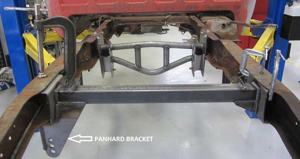 15) The next part to be installed is the upper shock crossmember.