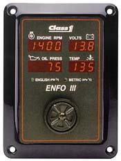 The ENFO IV utilises the SAE J1939 data bus for engine information on engines that support the J1939 protocol.