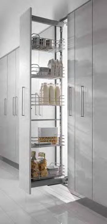 Dynamic Soft Closing Wirework Dynamic larder units with soft close action can be a