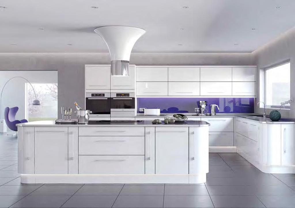 Lusso White (high gloss) Simple and stylish, Lusso White is perfect for any setting, from ultra