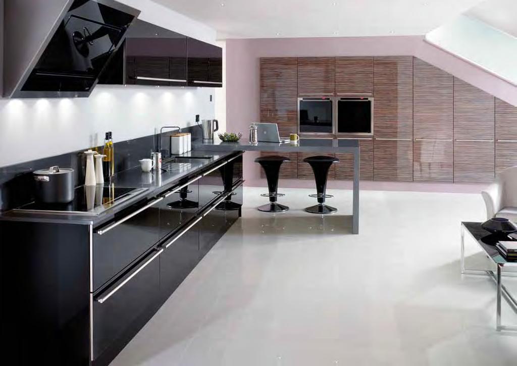 Vetro Made to Measure Vetro Made to Measure high gloss doors bring an array of possibilities.