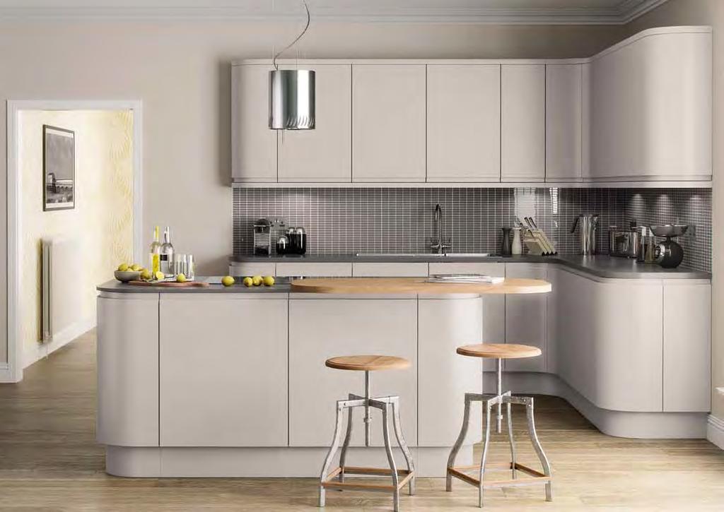 Lucente is available in 15 standard colours in a matt finish; other colours are also available