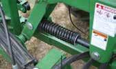 Three-section boom controls give flexibility to irregular fields and eliminate over-spraying and wasted chemical.