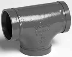 FireLock Couplings, Fittings, Valves, and Accessories FireLock Fittings Tee No. 002 Cap No. 006 Request publication 10.03. No. 002 FireLock Fittings Tee or Cap Nom. Size Tee No. 002 Cap No. 006 Wgt.