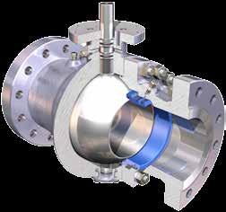 API 608 Trunnion Mounted Ball Valves Sizes: 2 to 36 (50 mm to 900 mm) Ratings: 150 to 2500 lb Bore:
