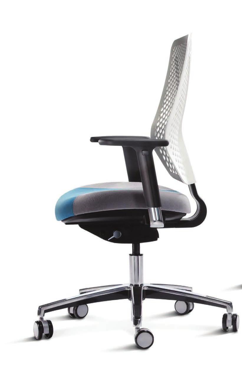 2 Why Why Why is an ergonomically designed task chair with a distinctive, contemporary style.