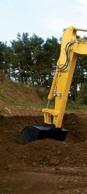 Quality You Can Rely On Reliable and efficient Productivity is the key to success all major components of the PC290-10 are designed and directly manufactured by Komatsu.