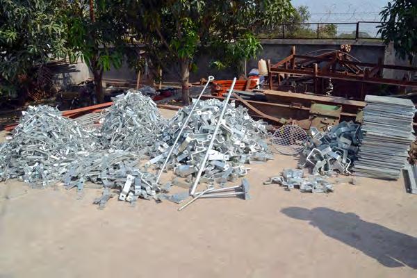 H T & L T Line Fabrication Material We deal in all types of fabricated material for LT/HT line (11 to 33 KV).