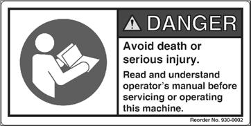 Chapter 1: General Safety Rules Read this Safety & Operating Manual before you use the SELF-FEEDING Chipper.