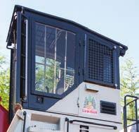 Choose rear-entry or side-entry cabs & risers, with windows made from