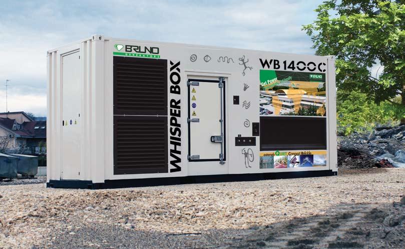 Whisper Box ALL POWER RANGE 800 1400 kva AVAILABLE IN A COMPACT 20 container The main features of our Whisper Box are the distribution of air flows and the variation of fan speed according to the