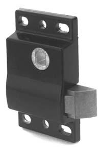 060-0100 Plunger Bolt This latch was designed for lightweight compartment and access doors for on or off-highway equipment where low cost slam action latching with L handle actuation is