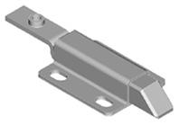 060-0901 Low Profile Plunger Bolt This latch was designed for small compartment and access doors where low cost slam