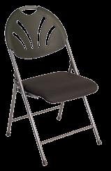 7794T List 335 Agenda Nesting Chair Stocked in Black Plastic Back  3094T List 270 Steel