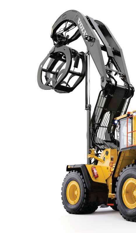 High-lift arm system Volvo s high-lift arm system is designed for high stacking and long reach allowing you to increase productivity and maximize your timber yard.