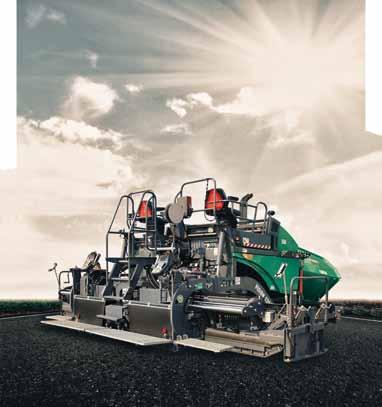 10' 19' 8'' 24' VÖGELE VF 600 Screed with front-mounted extensions VÖGELE VF 600 built up to maximum paving width Paving Widths Basic paving range from 10 ft.