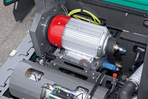 A high cooling capacity maintains an ideal temperature inside the hydraulic system and top performance of all drive units even when working under full load and at high ambient temperatures