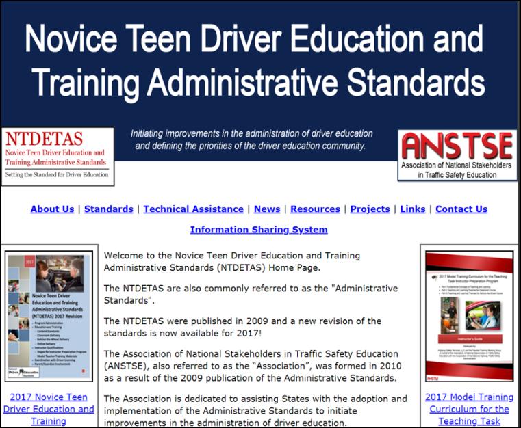 ANSTSE Website www.anstse.info Revised NTDETAS. Model teaching task instructor curriculum.