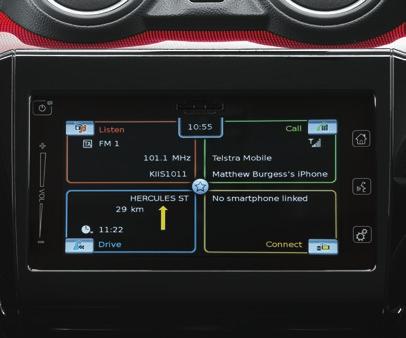 The Smartphone Linkage Display Audio works with both Apple CarPlay and Android Auto.