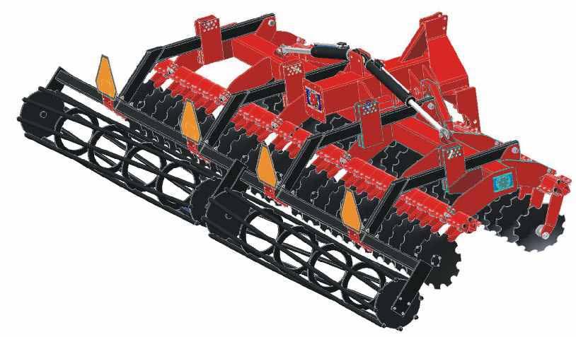 Compact Disc Harrow DiscoMax R 3 point hitch Hydraulically foldable frame (transport width approx.