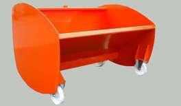 EURO TIPPING SKIP The Euro tipping skip is available with or without wheels, it is a folding container for forklift.