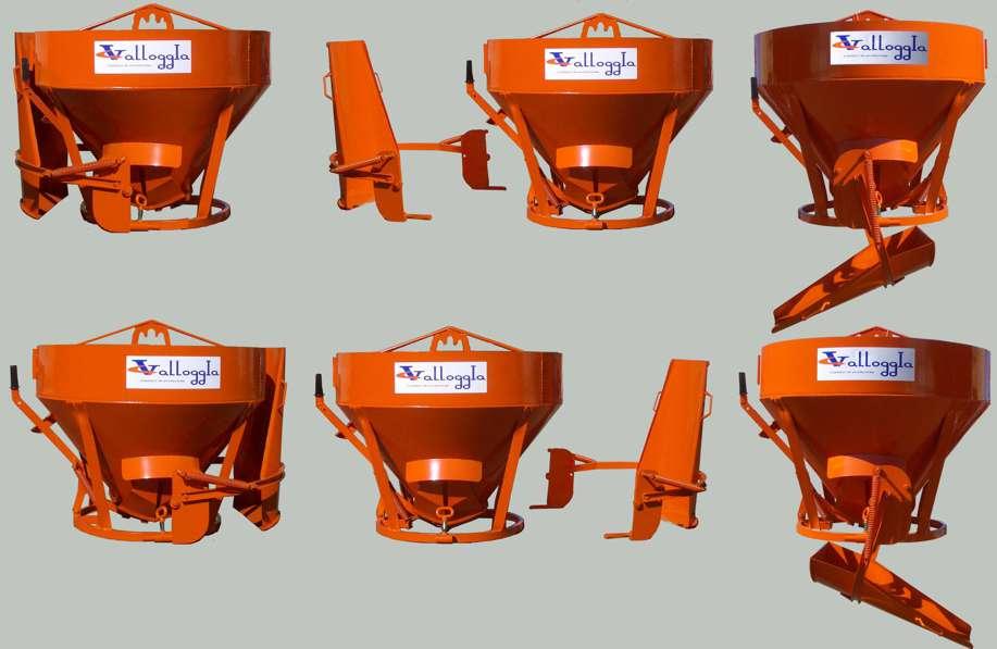 CENTRAL UNLOADING CONICAL BUCKET A Central unloading conical bucket litres Size H Size A Size B Size C Tare Kg H 300 L 302 200 70 80 30 80 55 303 250 70 100 30 75 65 304 300 76 100 30 75 70 305 350