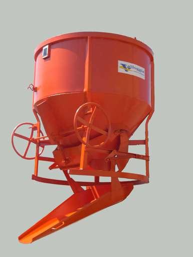 CONICAL BUCKET WITH HANDWHEEL This is a heavy duty bucket for both