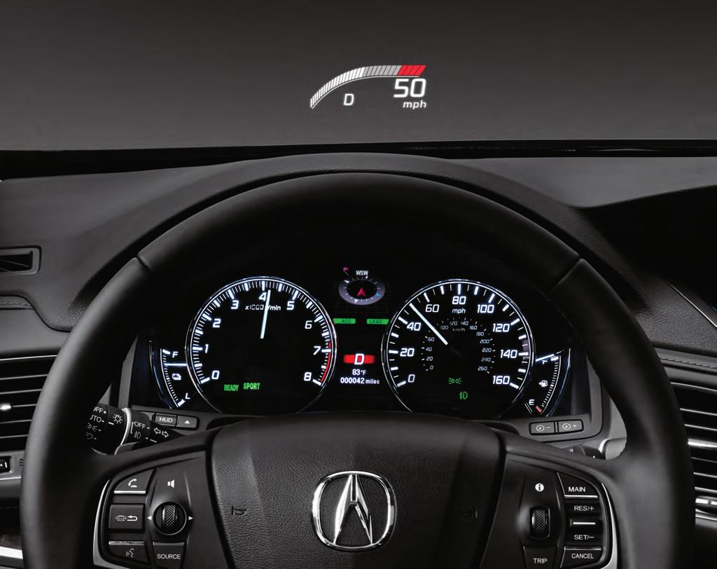 The RLX offers an ergonomic cockpit design, where everything is