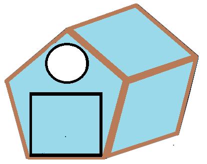 Mathematical Literacy/P2 10 DBE/November 2013 QUESTION 4 4.1 Koos lives in Pelican Road in Port Elizabeth. He is making a pentagonal post box for his house as shown in the diagrams below.