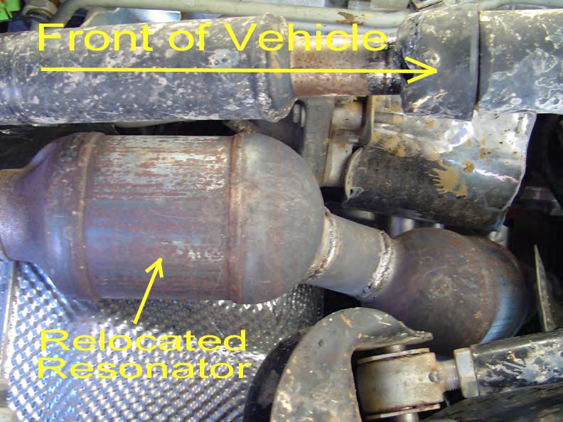 Modify the cross over pipe and tie the driver s side resonator into the exhaust connection and then bring the entire