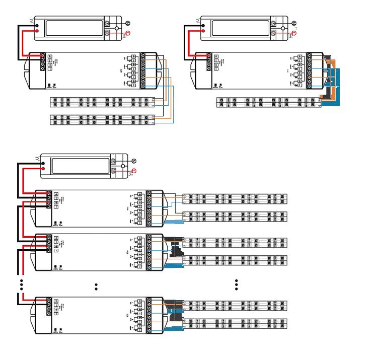 Wiring Diagram 1) Receiver Connection Diagram for Single Unit Power Supply 12 36VDC 110V