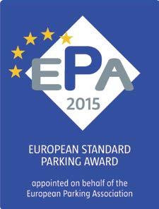EUROPEAN STANDARD PARKING AWARD ESPA The European Parking Standard Award (ESPA) is instituted by the European Parking Association to improve the quality of service, provided by the parking