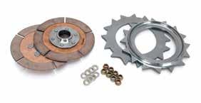 Clutches COMPONENTS Friction Disc Packs Quarter Master Friction Disc Packs feature an advanced friction formula developed from rigorous testing and feedback in the NASCAR Sprint Cup Series.