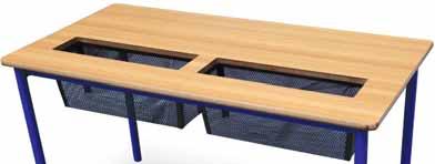your existing tables We can supply and fit our new and unique table top and top loading basket on your existing frame We supply and fit ferrules (floor protectors) to your