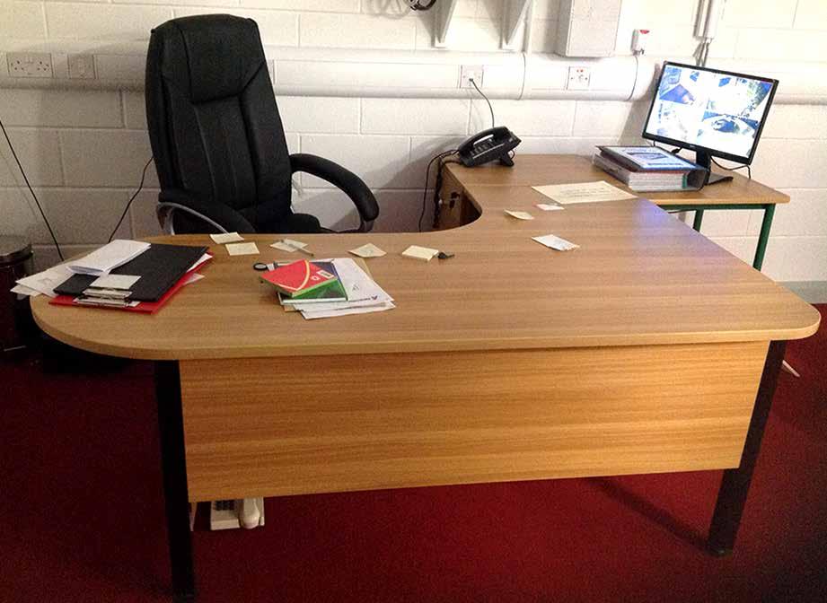 Oak Desk 1800 W x 1500 D