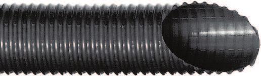 Air Scoop Automotive and Boat Hose t FLEXIREX/N Flexible hose having an off-white, rigid PVC spiral embedded in a black, flexible PVC wall. Externally corrugated, smooth inner surface.