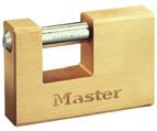 tough resistance. Cylinder compatible with Master Lock padlocks.