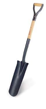 Shovels 172 173 174 171/ 171FG 170/ 170FG Shovel blades and shanks are one-piece, rust-proofed, 14-gauge steel, taper-formed and then heat treated. Round blades have a slip-resistant, turned step.