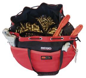 JobMax Fittings Bag The RIDGID JobMax Fittings bag is ideal for transporting copper or PEX fittings to and from the jobsite.