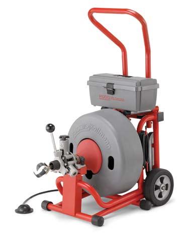 K-6200 Drum Machine For 3" to 6" (75-150mm) Drain/Sewer Lines Superior maneuverability and a small footprint allow easy access to tight work areas.