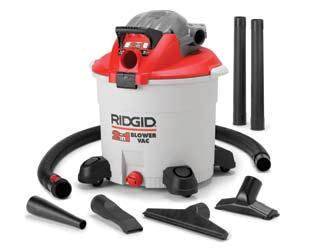 Wet/Dry Vacuums Wet/Dry Vacuums Four to sixteen gallon capacities. Proprietary motor and blower combination to maximize performance.