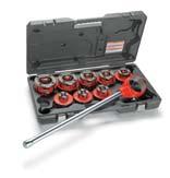 Manual Ratchet Threaders All matched Threader/Sets include Die Heads, Ratchet Assembly, Ratchet Handle and Alloy Dies.