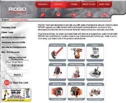 com/service Insist on Genuine RIDGID Replacement Parts RIDGID products are designed and built to the highest quality standards to perform specific tasks with optimum and lasting efficiency.