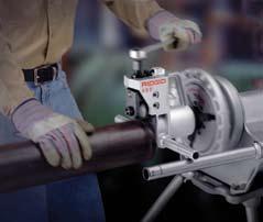 960 Ratchet-Driven Roll Groover The RIDGID 960 Roll Groover is a ratchet-driven, portable roll groover for field applications.