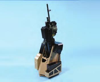 The Self Defence Remotely Operated Weapon (SDROW) is a light-weight weapon system fitted with a Light Machine Gun (LMG) for use on a variety of soft-skinned, Armoured Personnel Carriers (APC) and