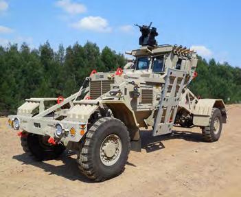 Intuitive Control Interface For easy operation in a typical truck cabin, the SDROW operator manipulates the turret and fires the weapon using a simple Human Machine Interface (HMI), consisting of a