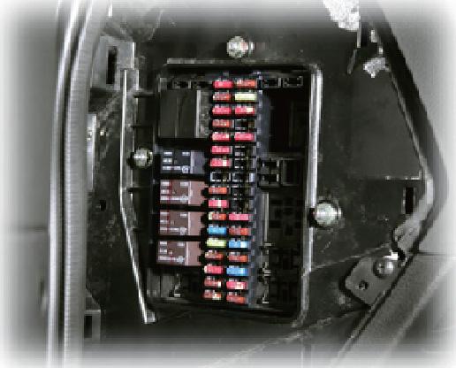 There are four fuse & relay units. 2.