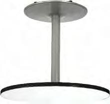 00 Pedestal Tables - Round Base.5" HPL tops available in 0", 6", and 4" round.