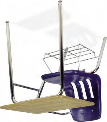 00 Features include tubular steel frame, adjustable height legs, four inches of storage