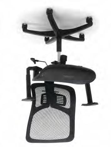 00 Smooth SofThread leather with contrast stitching Contoured segmented padding, integrated headrest, and padded arms Seat height adjustment, center-tilt, tilt-tension control, and 60º swivel 50 lb.